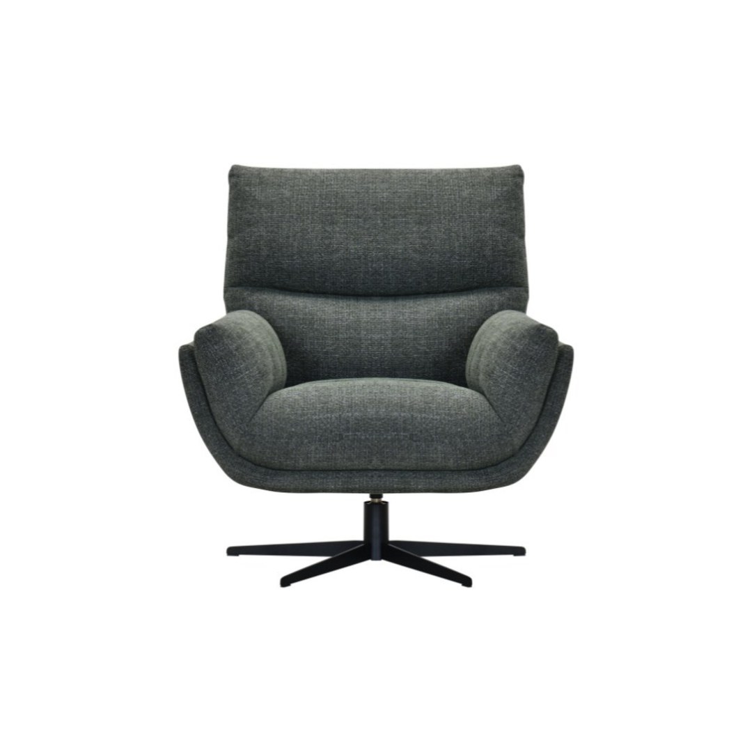 Civita Fabric Swivel Chair-Auto Return image 1